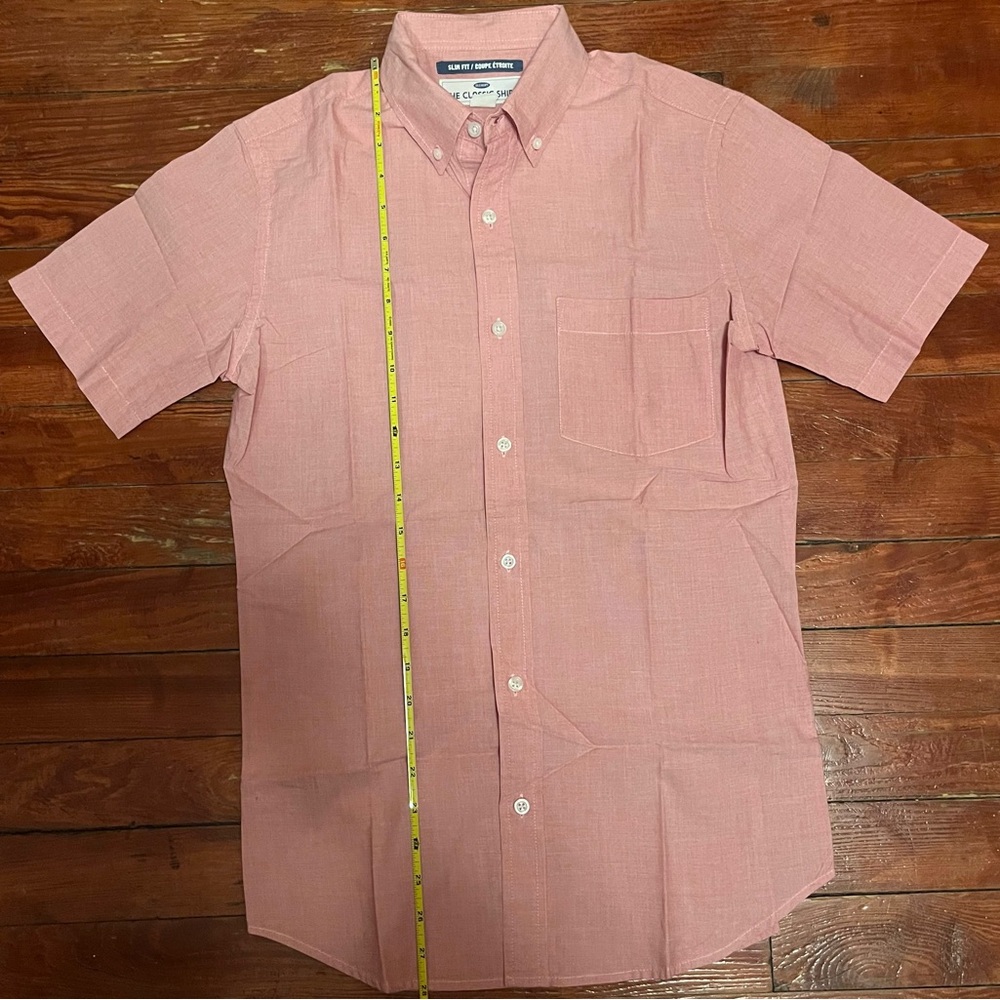 Old Navy Short-Sleeve Button Shirt - Pink